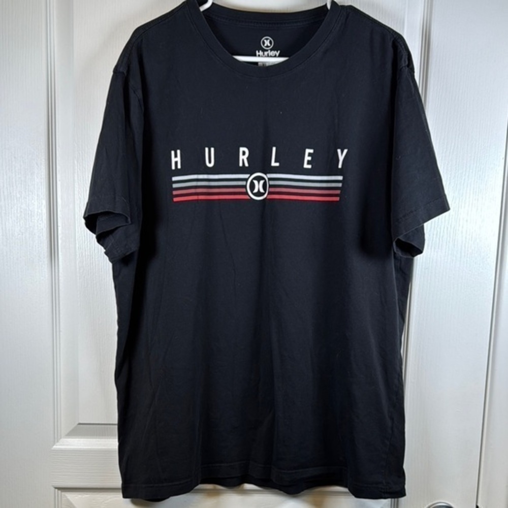 Hurley Black Graphic Shirt Size XL EUC #5607